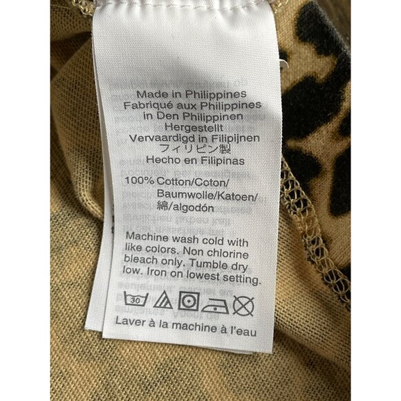 Crewcuts Dress Girls 12 Leopard Print Lightweight Long Sleeve Pockets - Picture 4 of 7